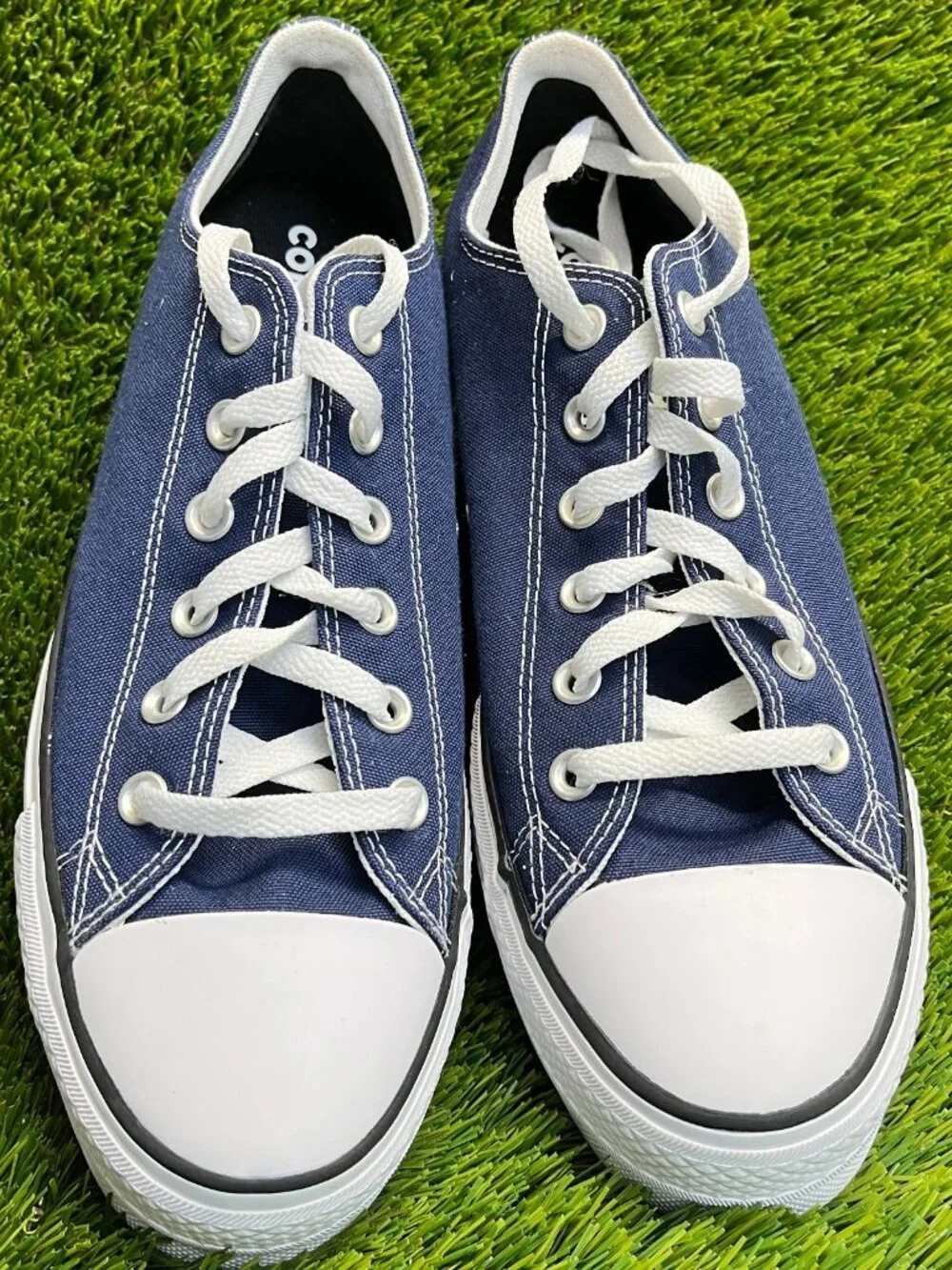 Converse All Star Lift Low Mens Size 8.5 Navy White Athletic Skate Shoes Sneaker - Picture 5 of 10